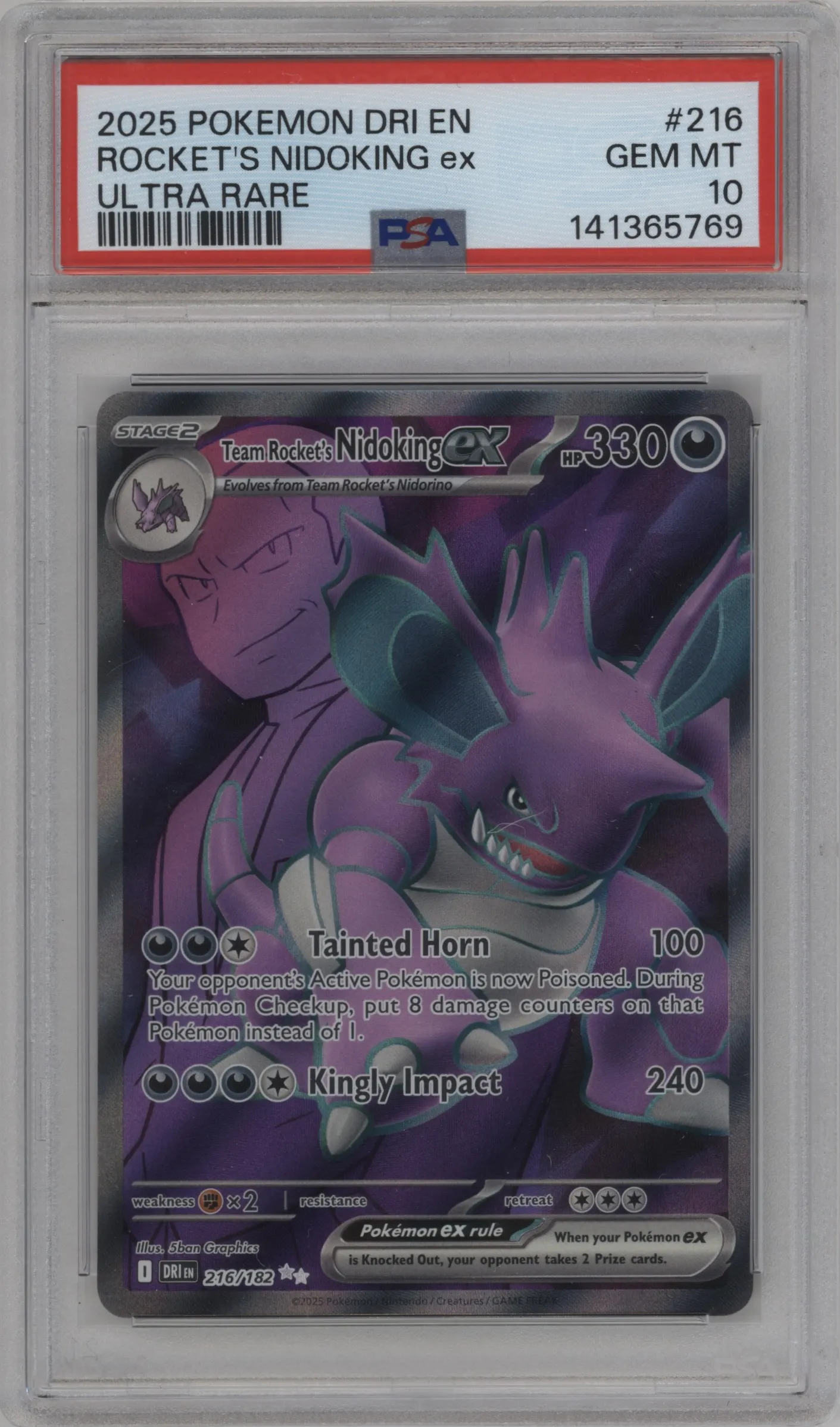 Team Rocket's Nidoking ex