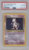 Mewtwo from the 2000 Pokemon set graded by PSA and given an overall grade of 8.