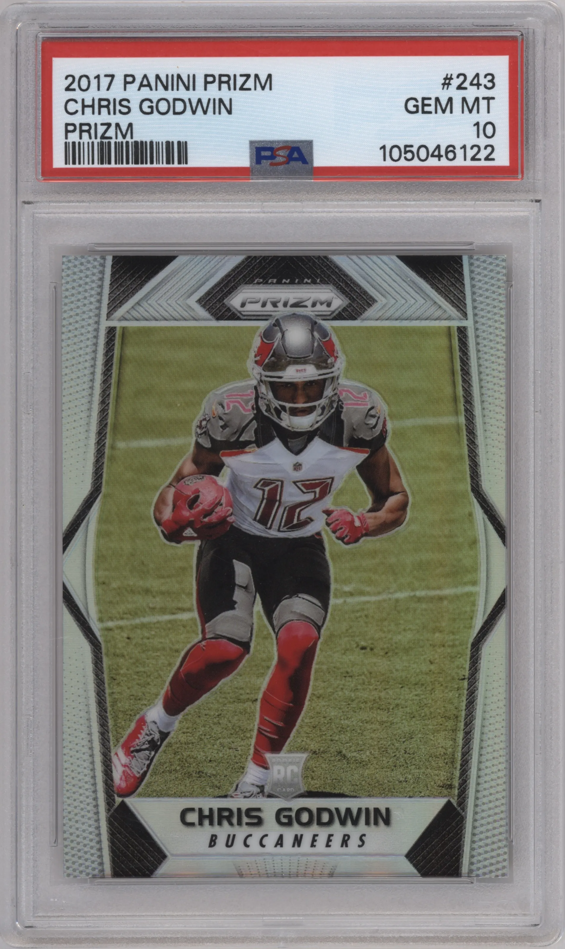 2017 Panini Prizm Chris Godwin Prizm PSA 10