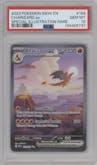 Charizard ex from the 2023 Pokemon SV set graded by PSA and given an overall grade of 10.