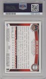 Jose Altuve from the 2011 Topps Update set featuring a Cognac Diamond Anniversary  parallel graded by PSA and given an overall grade of 9.