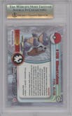 Blastoise from the 2000 Topps Chrome set graded by Beckett and given an overall grade of 9.5.
