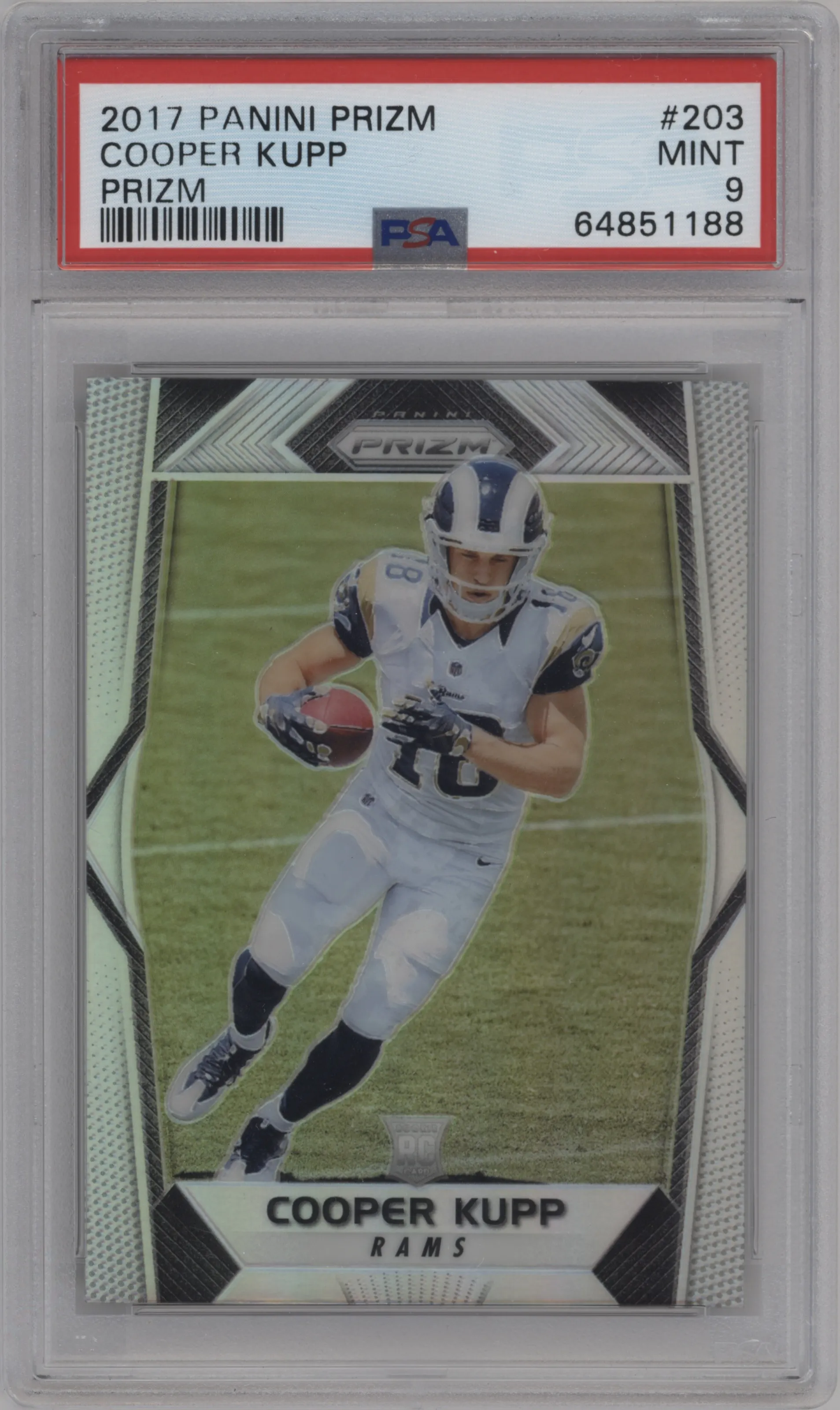 2017 Panini Prizm Cooper Kupp Prizm PSA 9