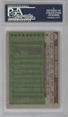 Rogers Hornsby from the 1976 Topps set graded by PSA and given an overall grade of 9.
