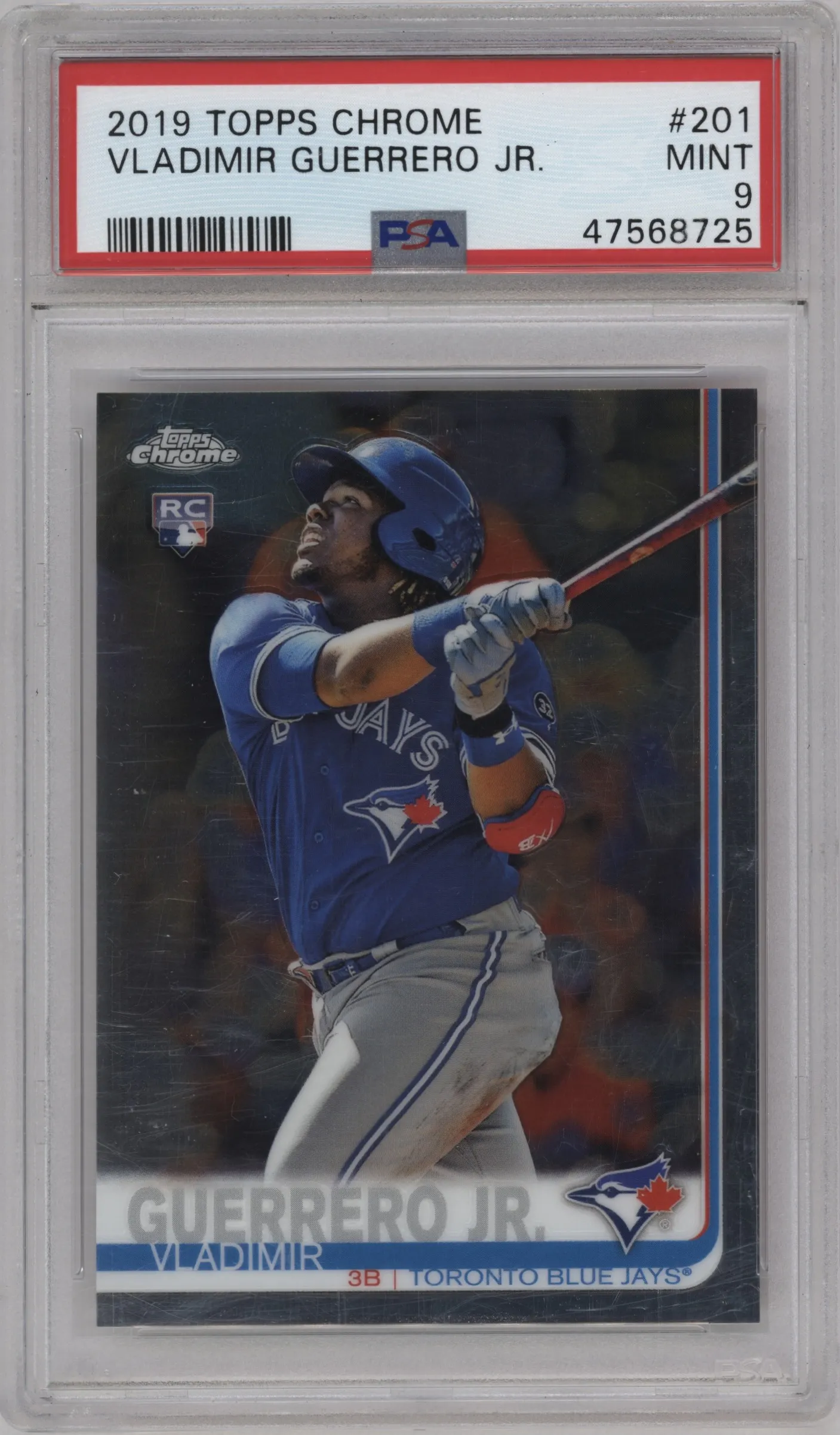2019 Topps Chrome Vladimir Guerrero Jr. #201 PSA 9