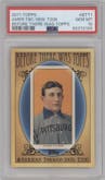 American Tobacco 1909 T206 from the 2011 Topps set graded by PSA and given an overall grade of 10.