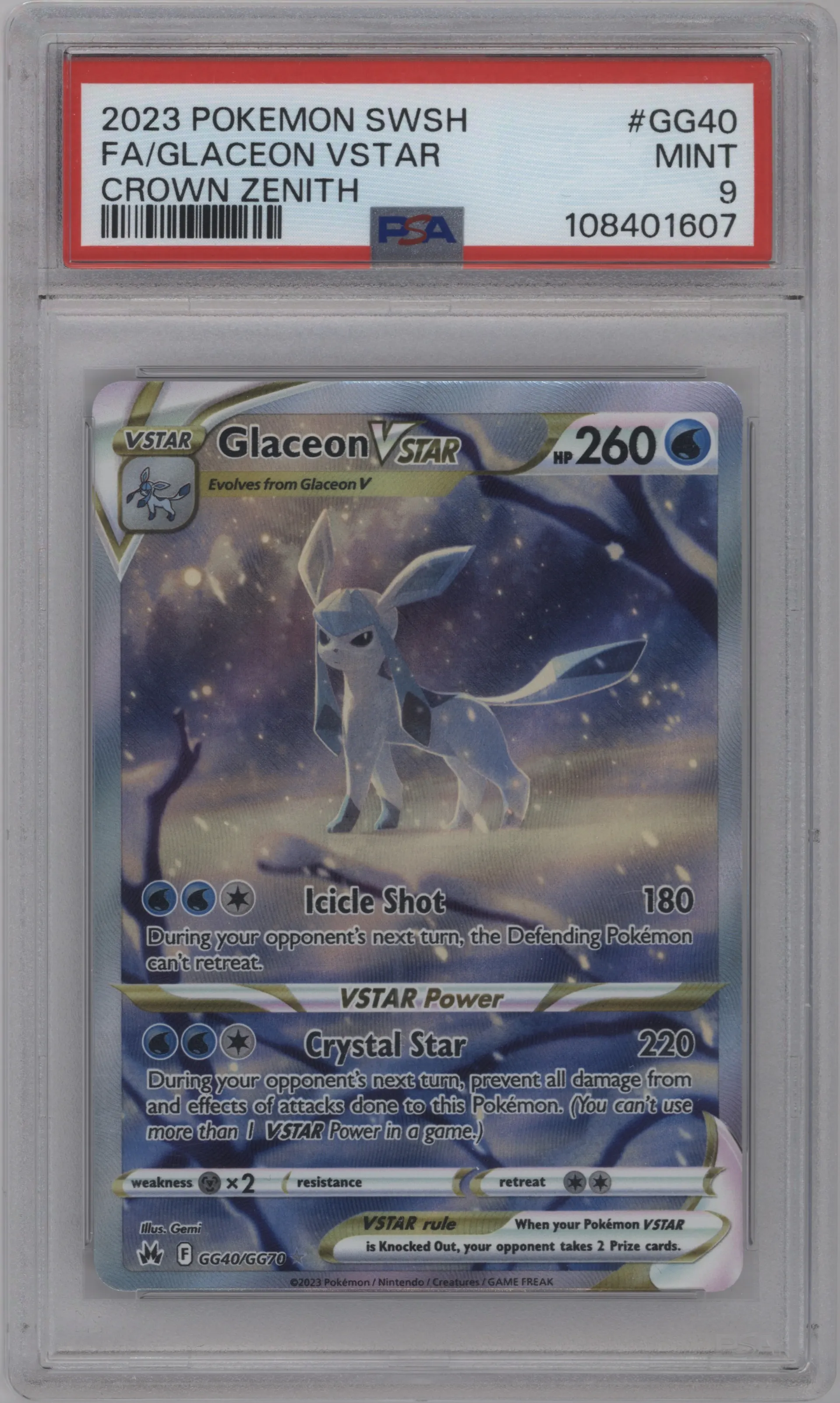 Glaceon Vstar