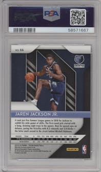 Jaren Jackson Jr. from the 2018-19 Panini Prizm set graded by PSA and given an overall grade of 10.