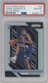 Jaren Jackson Jr. from the 2018-19 Panini Prizm set featuring a Silver Prizm parallel graded by PSA and given an overall grade of 10.