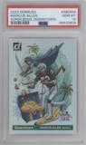 Marcus Allen from the 2023 Panini Donruss set graded by PSA and given an overall grade of 10.