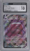 Gengar VMAX from the 2021 Pokemon SWSH set graded by CSG and given an overall grade of 10.