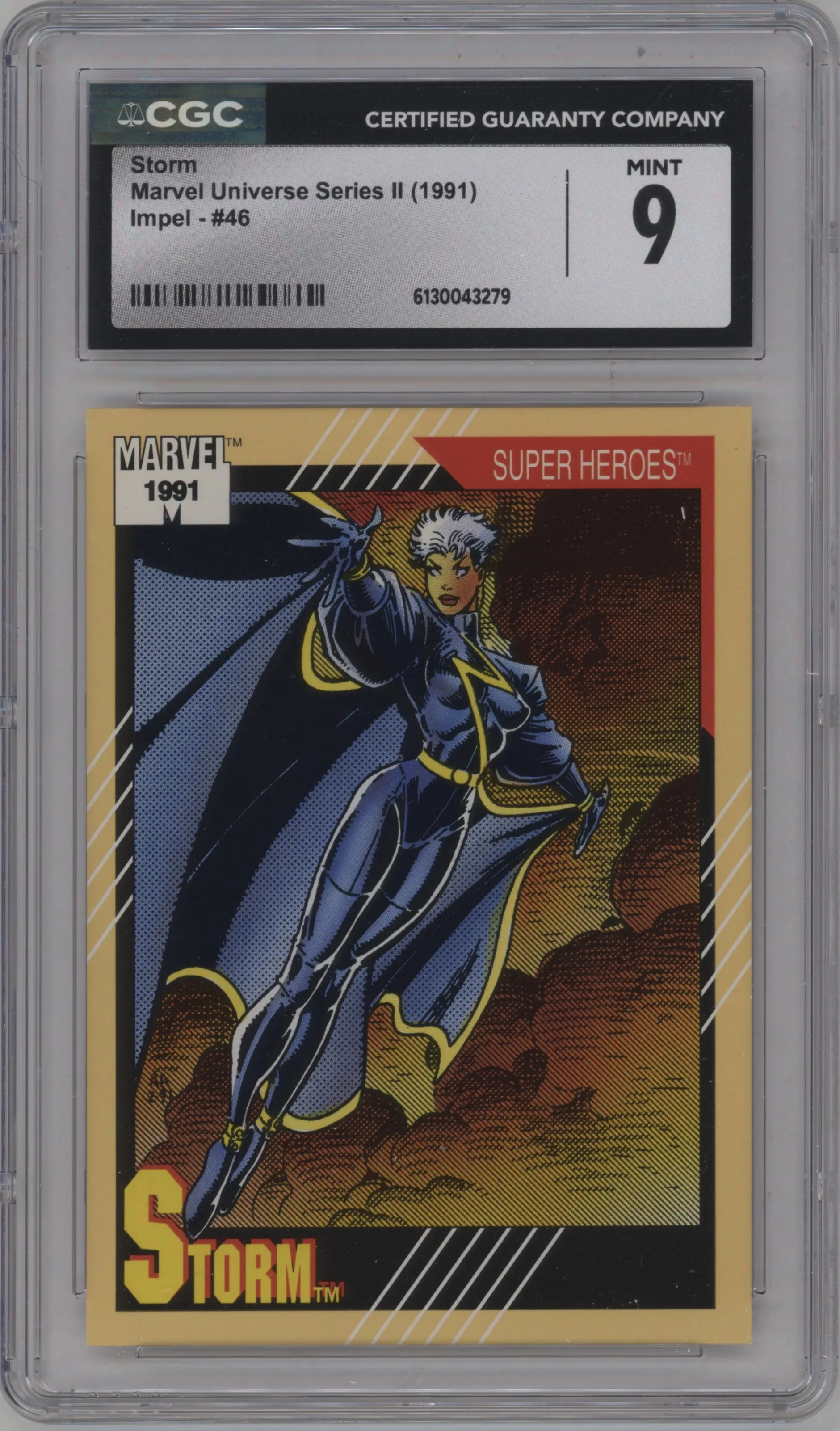 1991 Impel Marvel Universe Storm #46 CGC 9