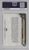 Caitlin Clark from the 2023-24 Bowman U Now set graded by PSA and given an overall grade of 10.
