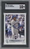 Julio Rodriguez from the 2022 Topps Update  set graded by SGC and given an overall grade of 10.