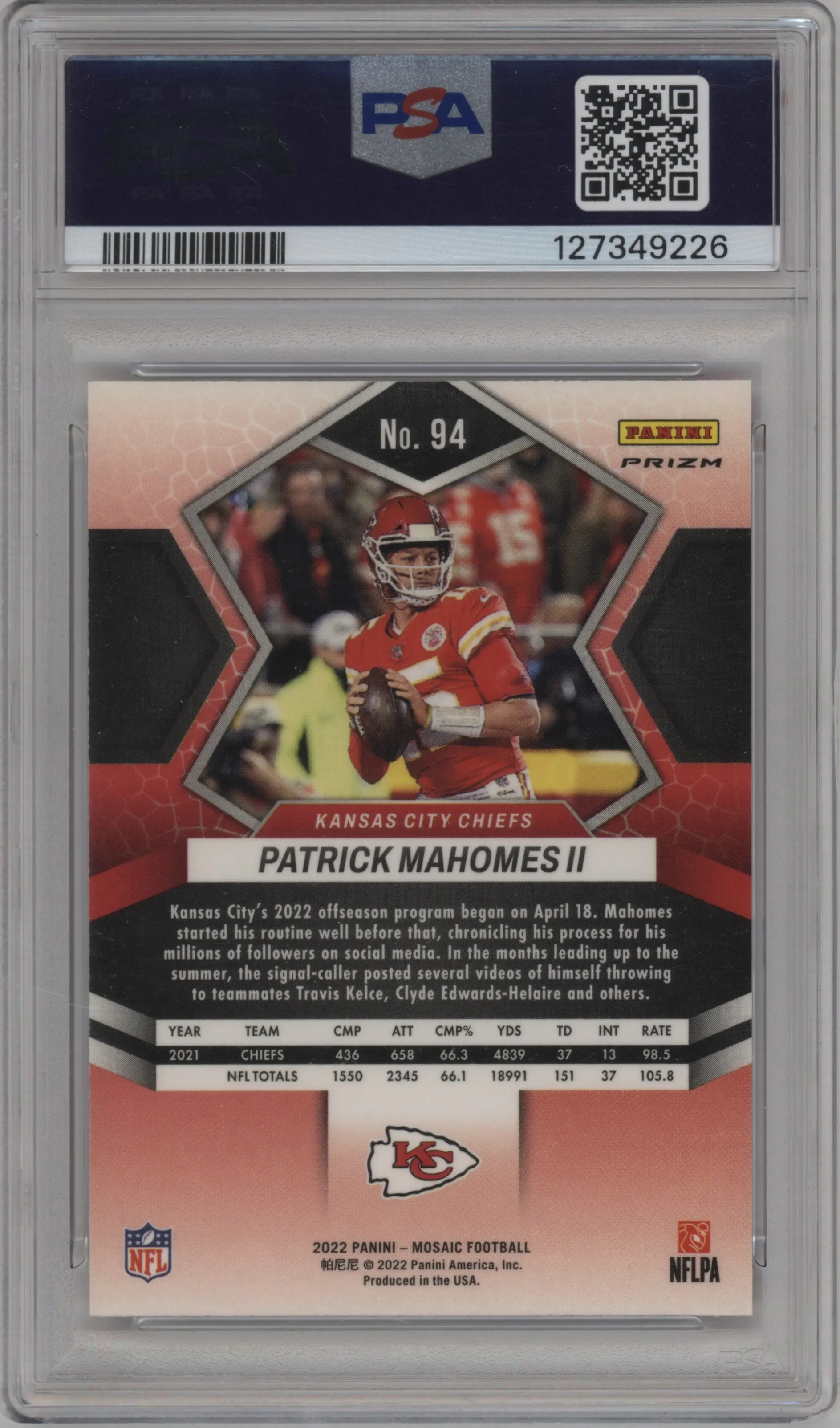  Patrick Mahomes II 