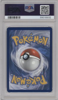 Mew VMax from the 2021 Pokemon SWSH set graded by PSA and given an overall grade of 10.