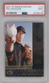 Tim Lincecum from the 2007 Upper Deck SP Rookie Edition set graded by PSA and given an overall grade of 9.