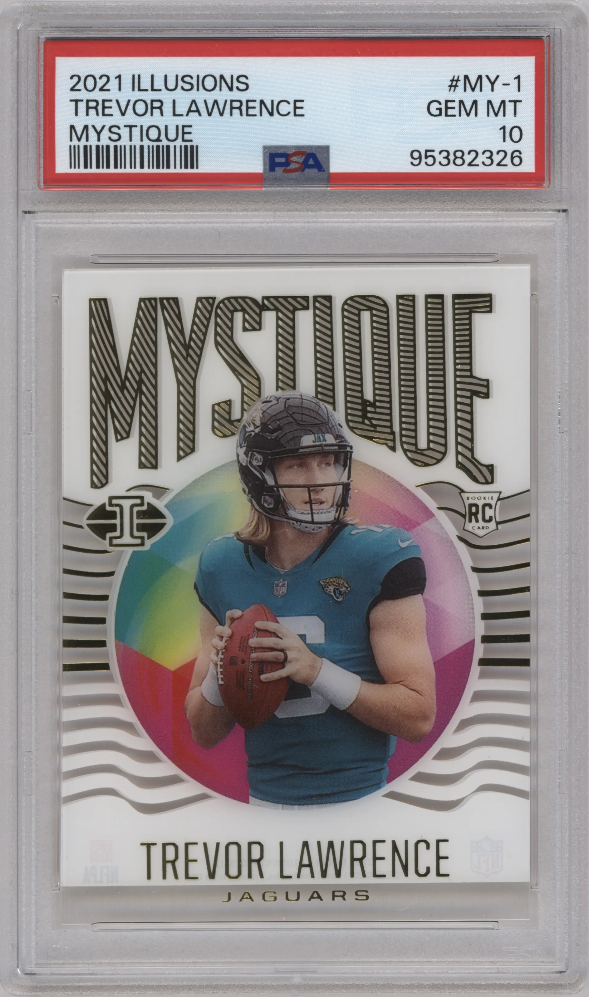 2021 Panini Illusions Mystique Trevor Lawrence #MY-1 PSA 10