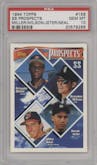 Orlando Miller/Brandon Wilson/Derek Jeter/Mike Neal from the 1994 Topps set graded by PSA and given an overall grade of 10.