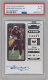 Brian Robinson Jr. from the 2022 Panini Contenders set graded by PSA and given an overall grade of 9.