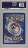 Flareon from the 1999 Pokemon set graded by PSA and given an overall grade of 7.