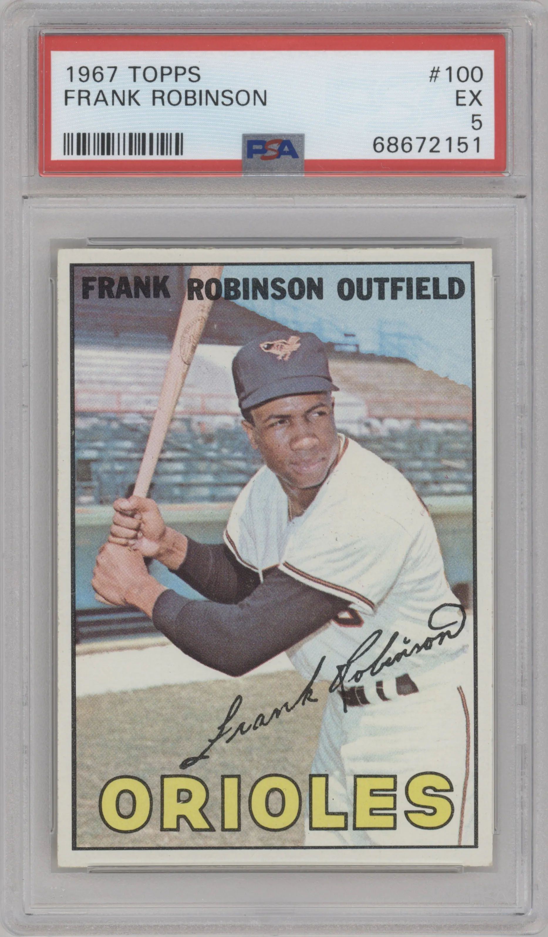 1967 Topps Frank Robinson #100 PSA 5