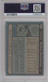 Rickey Henderson from the 1980 Topps set graded by PSA and given an overall grade of 6.