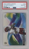 Jayden Daniels from the 2024 Topps Chrome set graded by PSA and given an overall grade of 10.