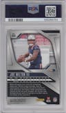 Joe Milton III from the 2024 Panini Prizm set featuring a Disco parallel graded by PSA and given an overall grade of 9.