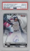 Antonio Cabello from the 2020 Bowman’s Best set graded by PSA and given an overall grade of 10.
