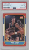 Mark Eaton from the 1986-87 Fleer set graded by PSA and given an overall grade of 8.