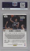 Kawhi Leonard from the 2012-13 Panini Prizm set graded by PSA and given an overall grade of 10.