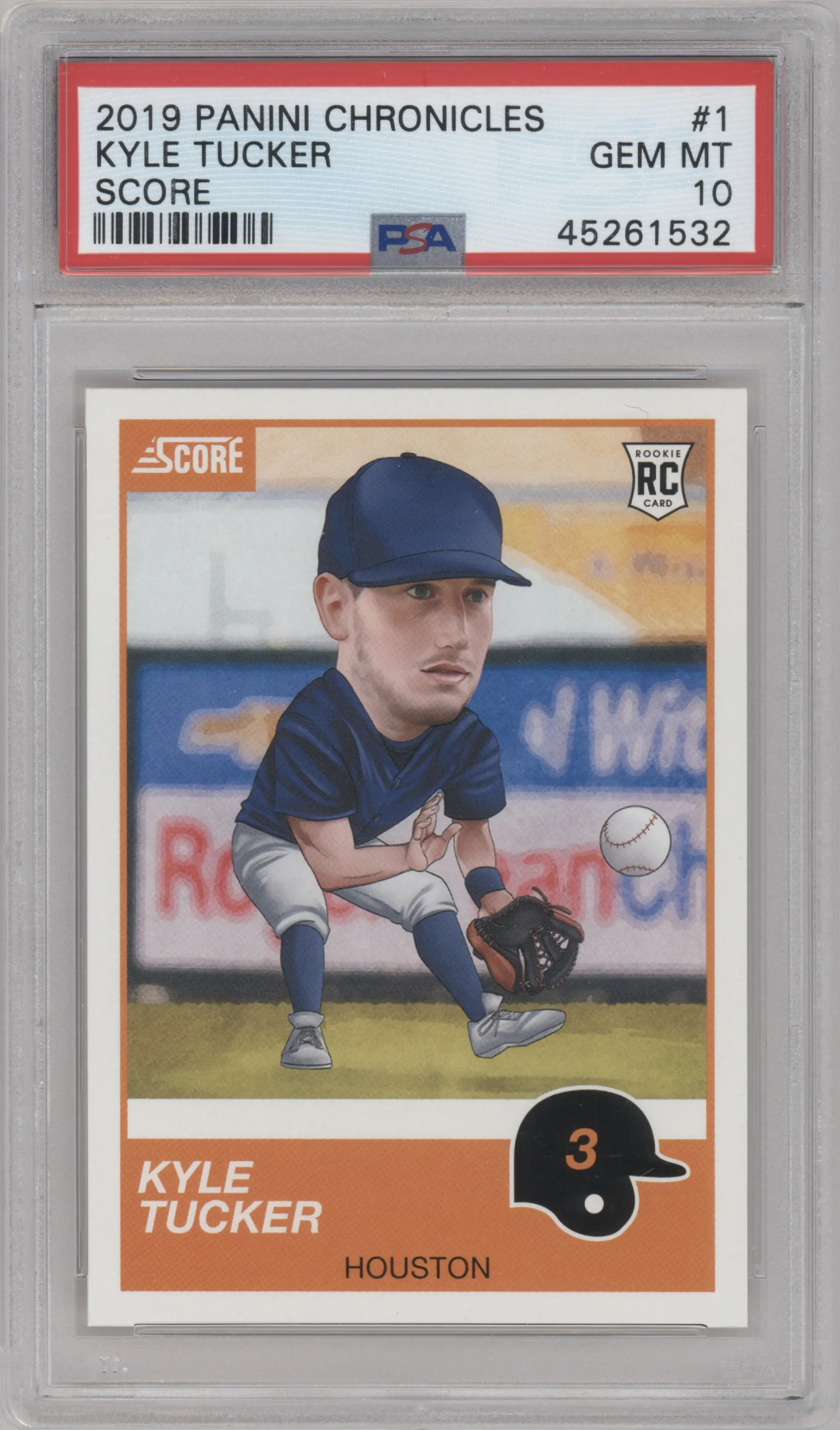 2019 Panini Chronicles Score Kyle Tucker PSA 10