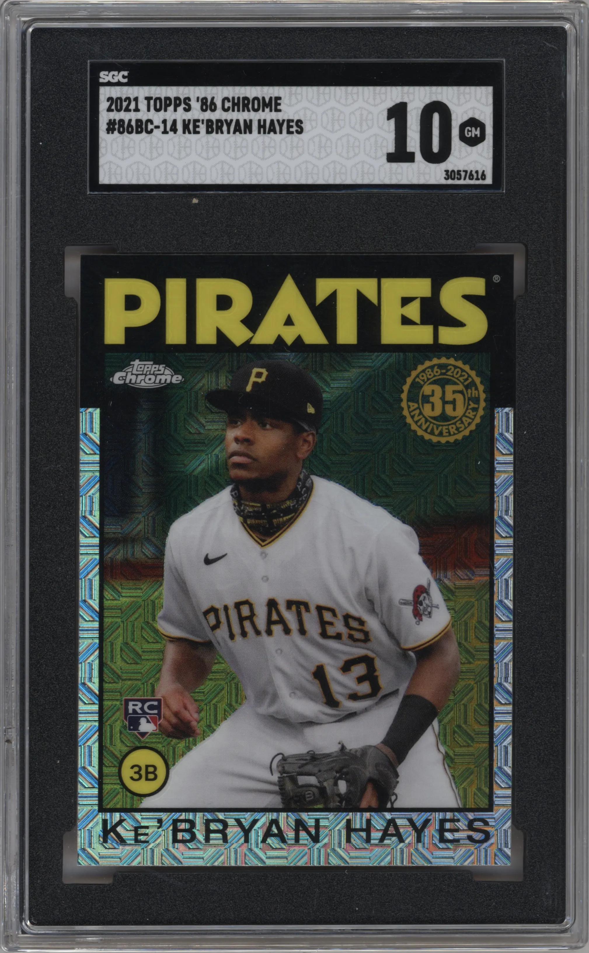 2021 Topps Silver Pack 1986 Topps Ke'Bryan Hayes #86BC-14 SGC 10