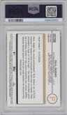 Paul Skenes from the 2024 Topps Update set featuring a Rainbow Foil parallel graded by PSA and given an overall grade of 9.