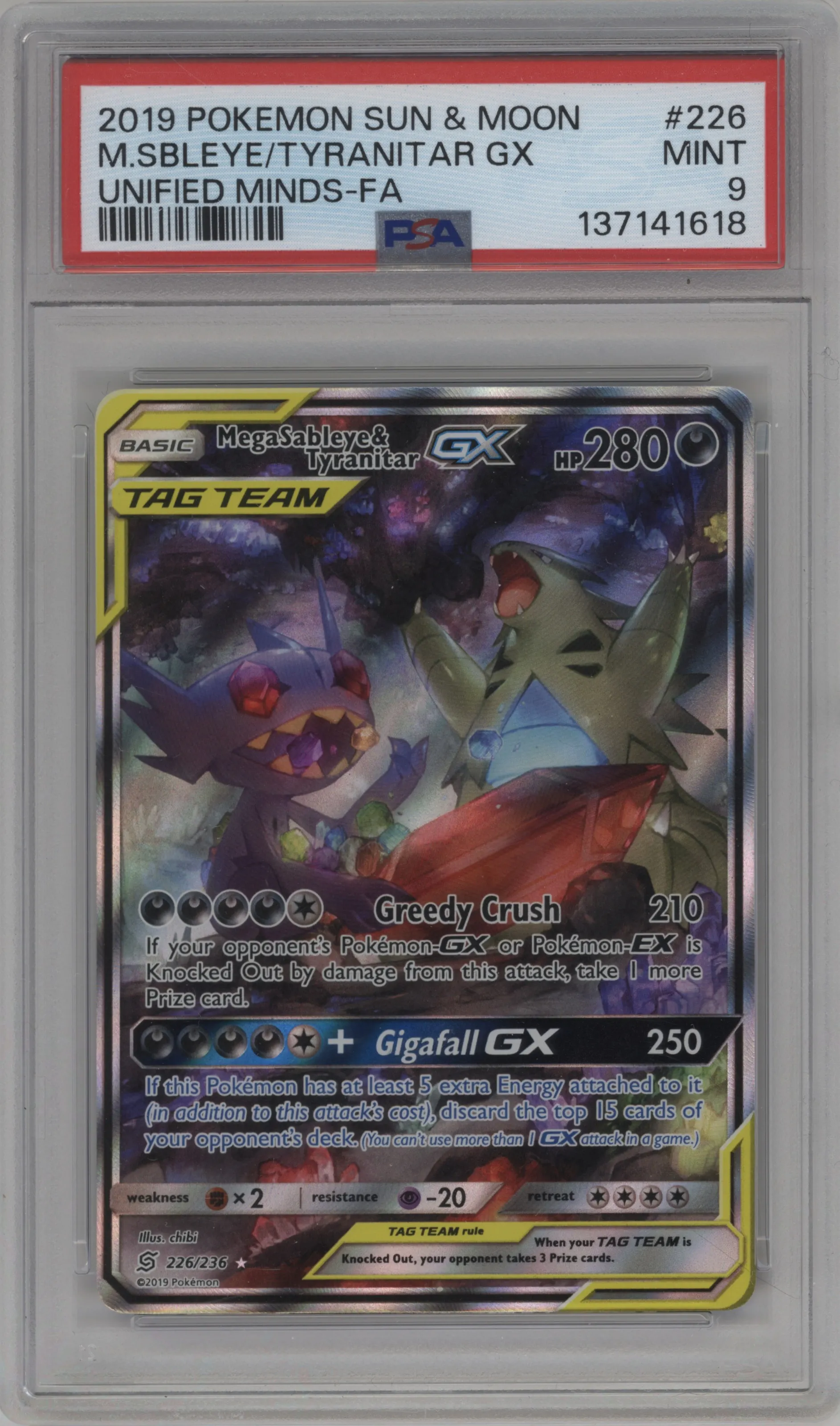 Mega Sableye/Tyranitar GX