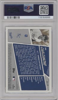 Jac Caglianone from the 2025 Bowman set graded by PSA and given an overall grade of 10.