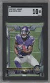 Stefon Diggs from the 2015 Topps Chrome set graded by SGC and given an overall grade of 10.