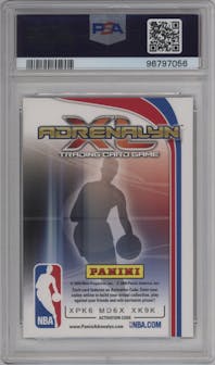 Kobe Bryant from the 2009-10 Panini Adrenalyn XL set graded by PSA and given an overall grade of 10.