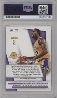 Magic Johnson from the 2014-15 Panini Prizm set graded by PSA and given an overall grade of 0.