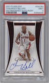 Chauncey Billups from the 2021-22 Panini Flawless set featuring a Ruby parallel graded by PSA and given an overall grade of 9.