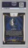 Luka Doncic from the 2018-19 Panini Select  set featuring a Tri-Color parallel graded by PSA and given an overall grade of 10.