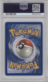 Squirtle from the 2002 Pokemon E-CARD set graded by PSA and given an overall grade of 9.