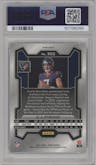 C.J. Stroud from the 2023 Panini Prizm set featuring a Silver Prizm parallel graded by PSA and given an overall grade of 10.