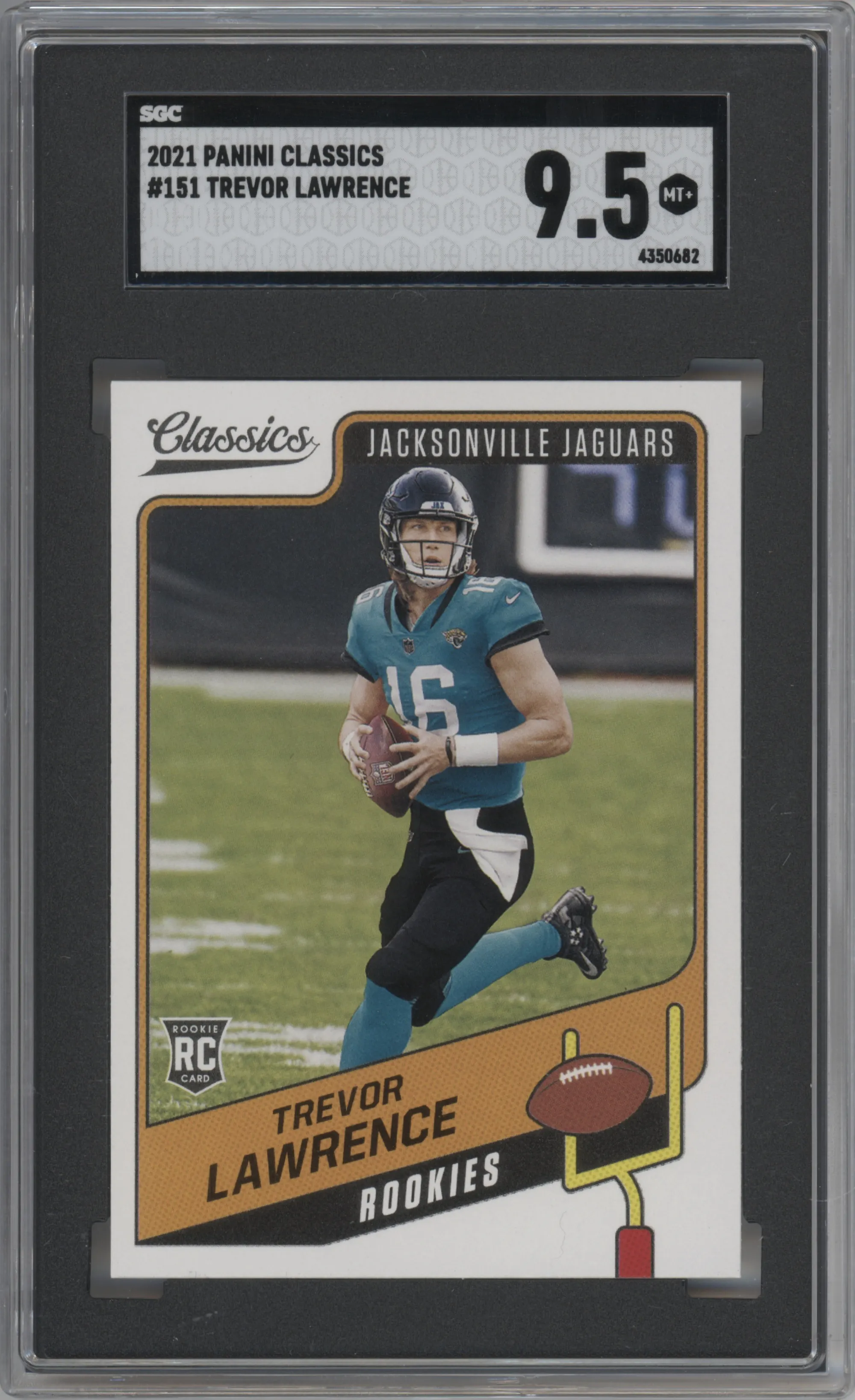 2021 Panini Classics Trevor Lawrence SGC 9.5