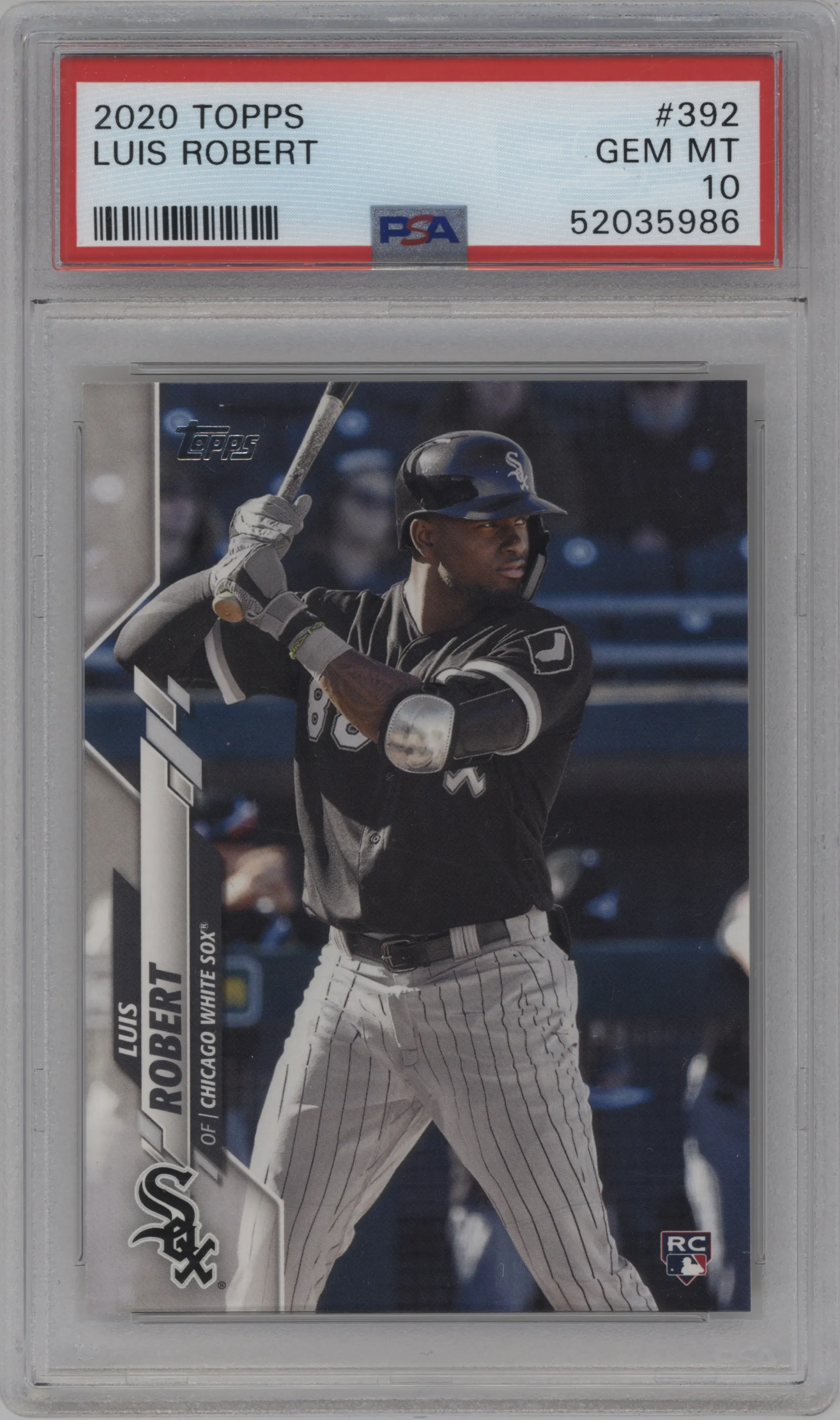 2020 Topps Series 2 Luis Robert PSA 10