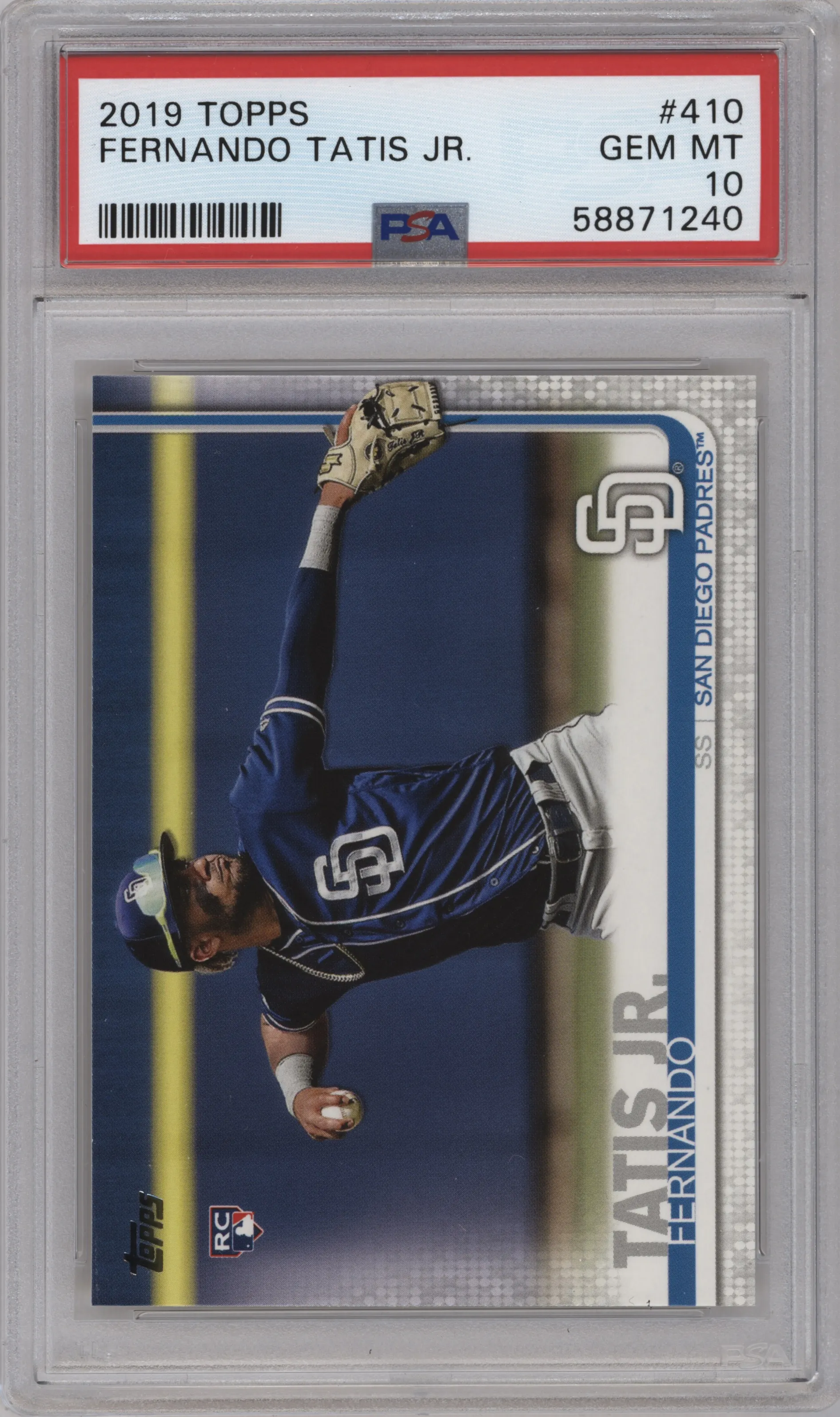 2019 Topps Series 2 Fernando Tatis Jr. PSA 10