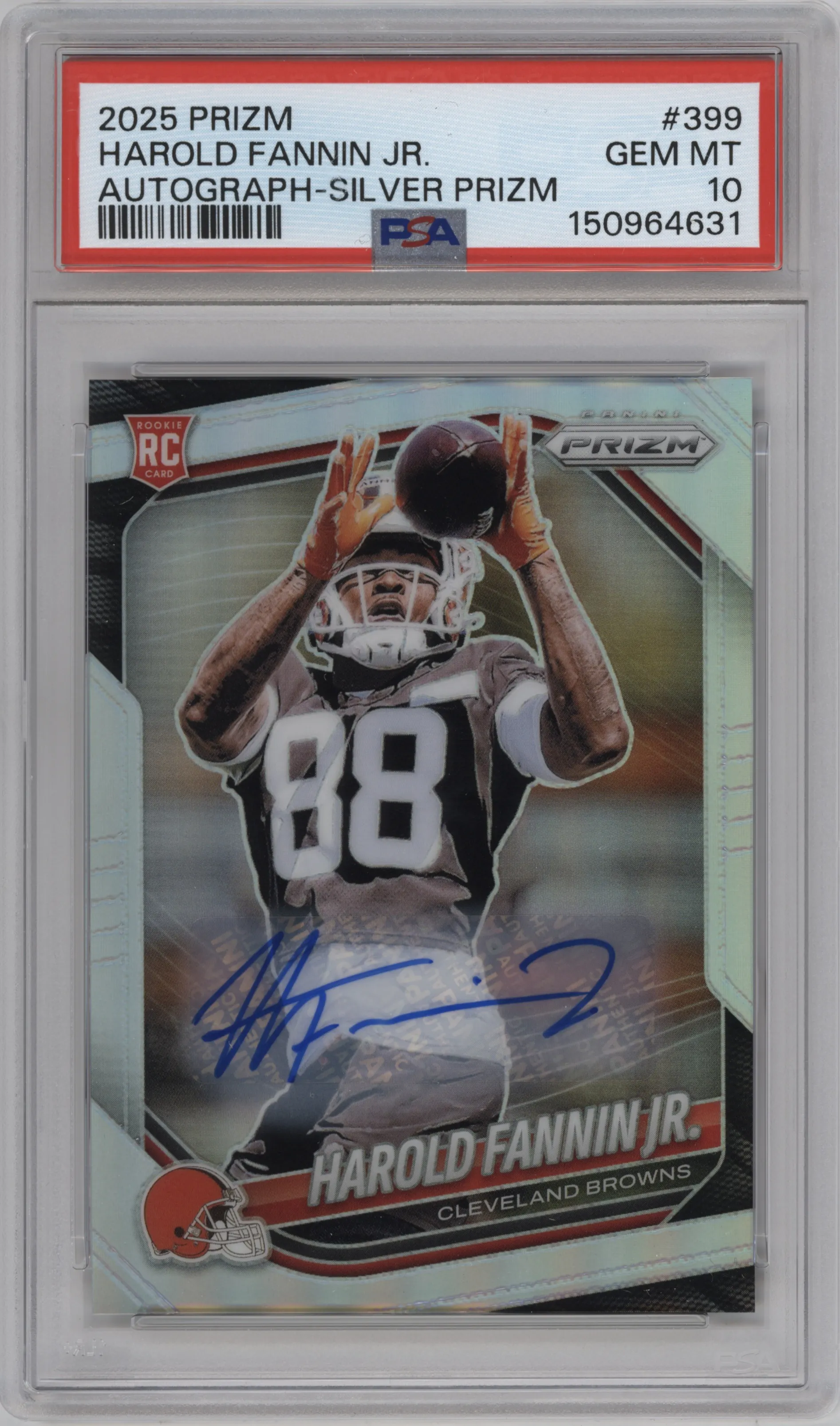2025 Panini Prizm Rke.Auto Harold Fannin Jr. #399 PSA 10