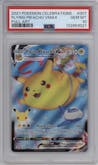 Flying Pikachu VMAX from the 2021 Pokemon SWSH set graded by PSA and given an overall grade of 10.