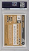 Shohei Ohtani from the 2018 Panini Chronicles set graded by PSA and given an overall grade of 10.